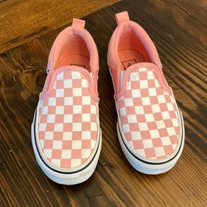 Toddler girls Pink Slipon Vans